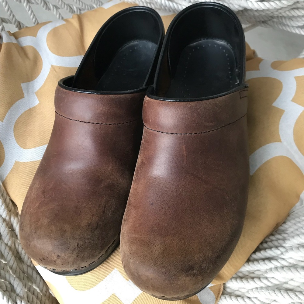 Dansko Brown Leather Clog size 39 EU